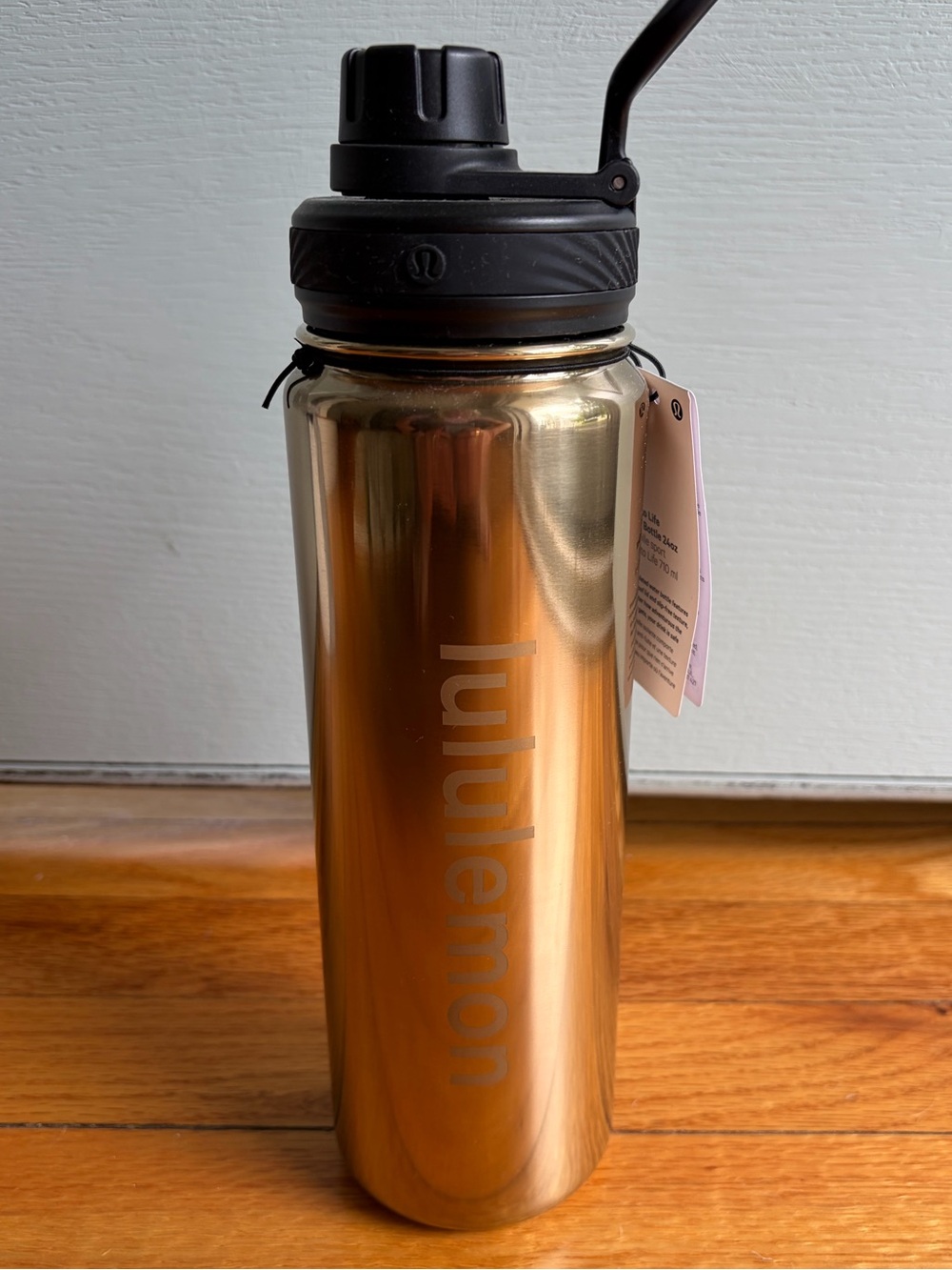 67. LULULEMON Gold Back To Life Sports Bottle